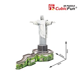 Cubic Fun (C187H) - "Christ The Redeemer, Brazil" - 22 pièces