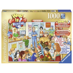 Ravensburger (19349) - "What If ? Puzzle #4 - At the Vets" - 1000 pièces