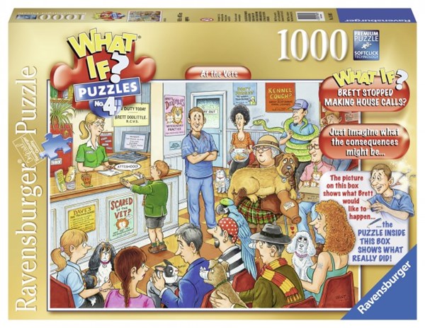 Ravensburger (19349) - "What If ? Puzzle #4 - At the Vets" - 1000 pièces