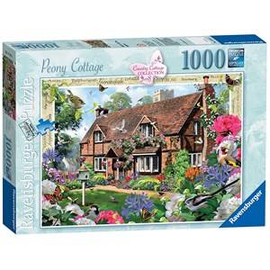 Ravensburger (19413) - "Peony Cottage" - 1000 pièces