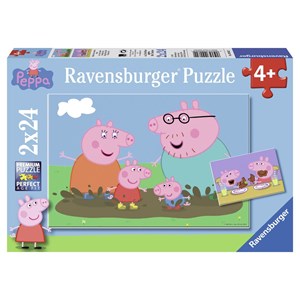 Ravensburger (09082) - "Peppa Pig, Happy Family" - 24 pièces