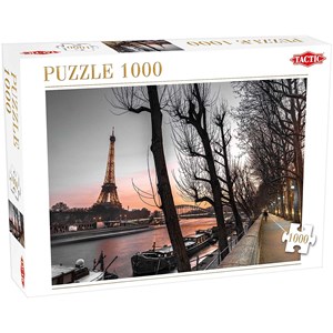 Tactic (52840) - "Paris and the Eiffel Tower" - 1000 pièces