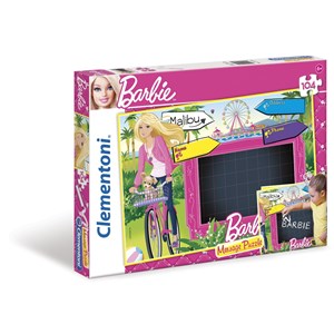 Clementoni (20230) - "Message-Puzzle Barbie" - 104 pièces
