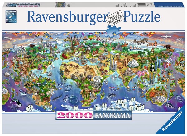 Ravensburger (16698) - "World Wonders" - 2000 pièces