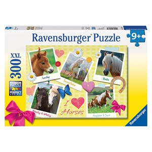 Ravensburger (13186) - "Favorite Horses" - 300 pièces