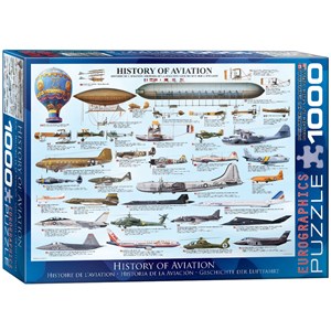 Eurographics (6000-0086) - "Histoire de l'Aviation" - 1000 pièces
