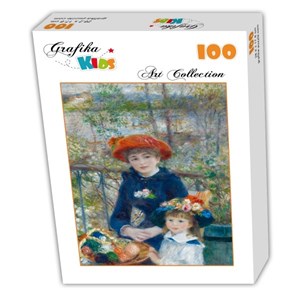 Grafika Kids (00166) - Pierre-Auguste Renoir: "Deux Soeurs sur la Terrasse, 1881" - 100 pièces