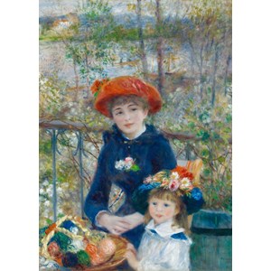 Grafika Kids (00254) - Pierre-Auguste Renoir: "Deux Soeurs sur la Terrasse, 1881" - 24 pièces