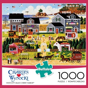 Buffalo Games (11444) - Charles Wysocki: "Wescott's Black Cherry Harbor" - 1000 pièces