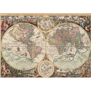 Art Puzzle (4631) - "Carte du Monde" - 1500 pièces
