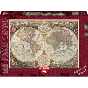 Art Puzzle (4631) - "Carte du Monde" - 1500 pièces