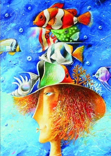 Gold Puzzle (60560) - Yuri Macik: "Bonet" - 1000 pièces