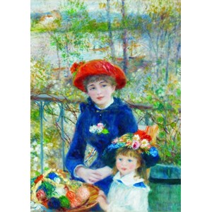 Gold Puzzle (60386) - Pierre-Auguste Renoir: "Deux Soeurs sur la Terrasse" - 1000 pièces