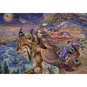 Grafika (00894) - Josephine Wall: "Flight of the Lynx" - 1000 pièces