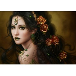 Grafika (01100) - Cris Ortega: "Golden Rose" - 1000 pièces