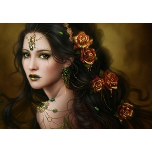 Grafika (01100) - Cris Ortega: "Golden Rose" - 1000 pièces