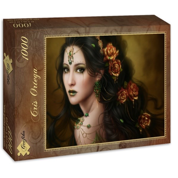 Grafika (01100) - Cris Ortega: "Golden Rose" - 1000 pièces