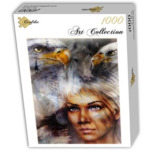 Grafika (T-00061) - Franz Marc: "La Femme, l'Aigle et le Cheval" - 1000 pièces