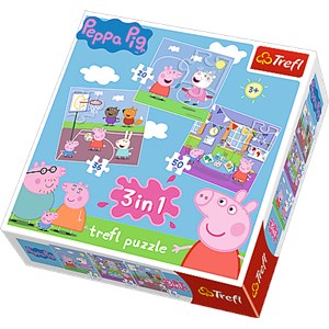 Trefl (34813) - "Peppa Pig" - 20 36 50 pièces
