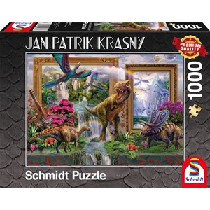 Schmidt Spiele (59336) - Jan Patrik Krasny: "Dinosaures" - 1000 pièces