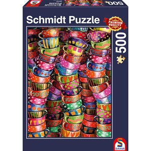 Schmidt Spiele (58228) - "Colorful Cups" - 500 pièces