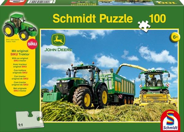 Schmidt Spiele (56044) - "John Deere, 7310R" - 100 pièces