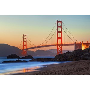 Schmidt Spiele (58234) - "Golden Gate Bridge, San Francisco" - 1000 pièces