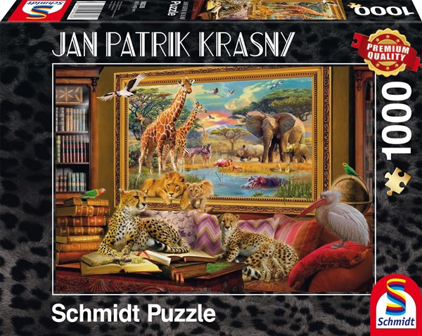 Schmidt Spiele (59335) - Jan Patrik Krasny: "The Savannah" - 1000 pièces