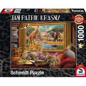 Schmidt Spiele (59335) - Jan Patrik Krasny: "The Savannah" - 1000 pièces