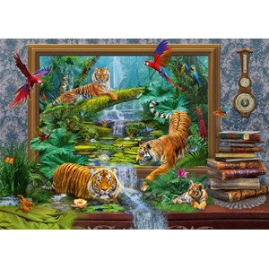 Schmidt Spiele (59337) - Jan Patrik Krasny: "Tigre dans la Jungle" - 1000 pièces