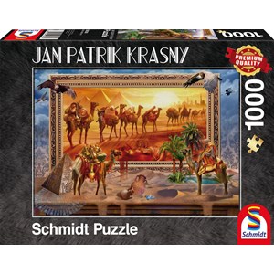 Schmidt Spiele (59338) - Jan Patrik Krasny: "The Desert" - 1000 pièces