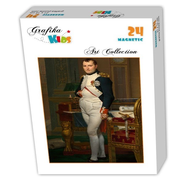 Grafika Kids (00362) - Jacques-Louis David: "Napoléon dans son Cabinet de Travail, 1812" - 24 pièces