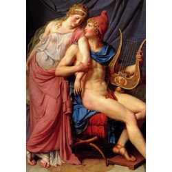 Grafika Kids (00365) - Jacques-Louis David: "L'amour d'Hélène et Paris (détail), 1788" - 100 pièces