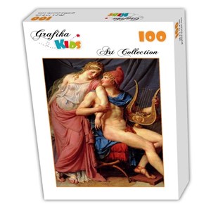 Grafika Kids (00365) - Jacques-Louis David: "L'amour d'Hélène et Paris (détail), 1788" - 100 pièces