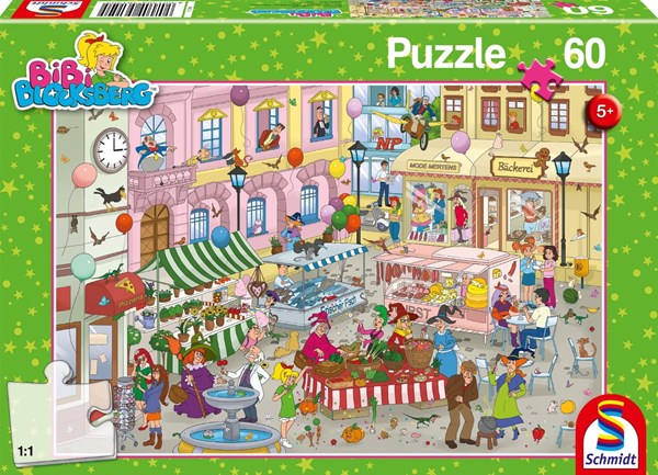 Schmidt Spiele (56150) - "Bibi Blocksberg" - 60 pièces