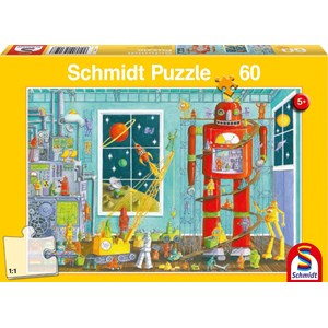 Schmidt Spiele (56159) - "Robot" - 60 pièces