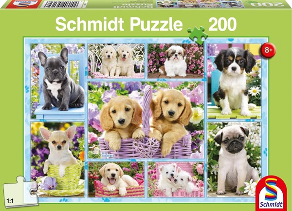 Schmidt Spiele (56162) - "Chiots" - 200 pièces
