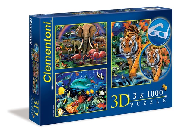 Clementoni (08001) - "Wildlife" - 1000 pièces