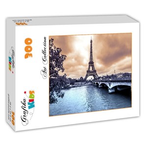 Grafika Kids (00379) - "La Tour Eiffel par Temps de Pluie en Hiver" - 300 pièces