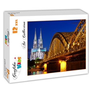 Grafika Kids (00398) - "Cathédrale et Pont Hohenzollern de Cologne" - 12 pièces