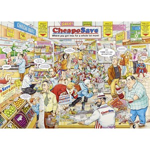 Ravensburger (19587) - "The Supermarket" - 1000 pièces