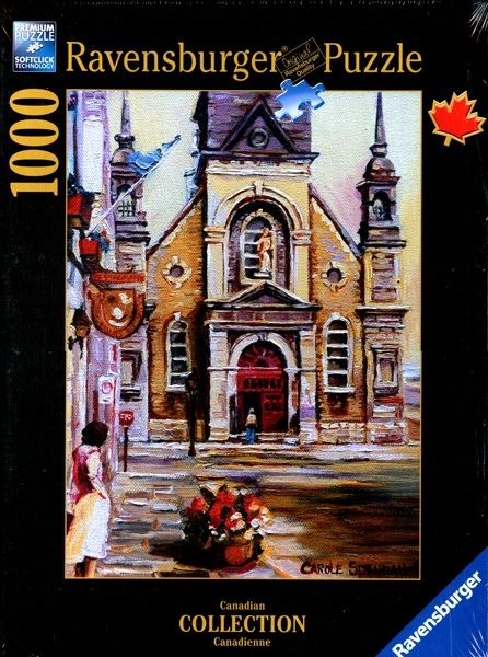 Ravensburger (19626) - Carole Spandau: "Chapelle Bon-Secours, Montréal" - 1000 pièces