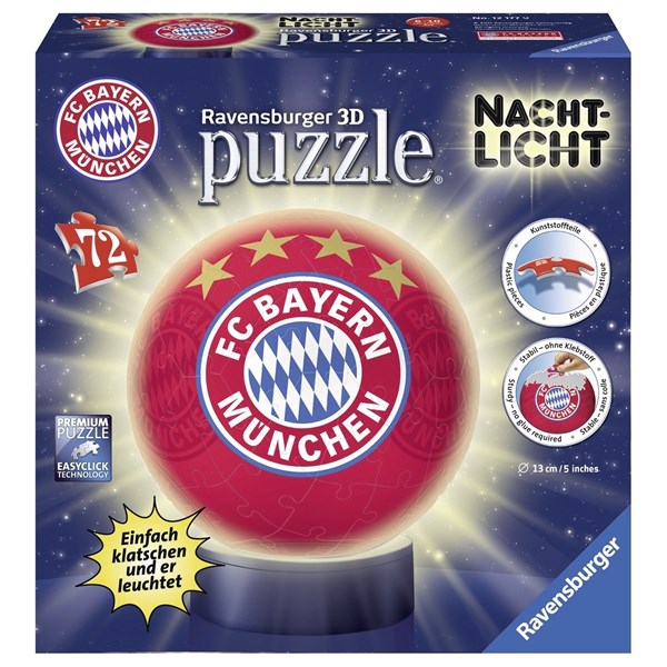Ravensburger (12177) - "Bayern de Munich" - 72 pièces