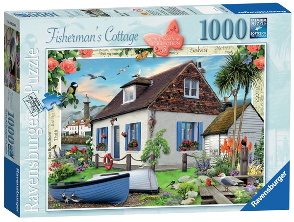 Ravensburger (19219) - "Fisherman's Cottage" - 1000 pièces