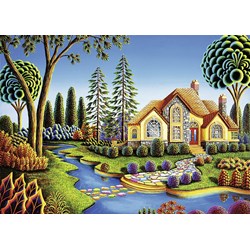 Ravensburger (13567) - Andy Russell: "Cottage Dream" - 300 pièces