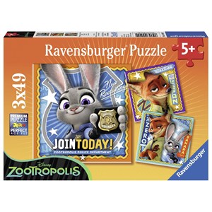 Ravensburger (09404) - "Zootropolis" - 49 pièces