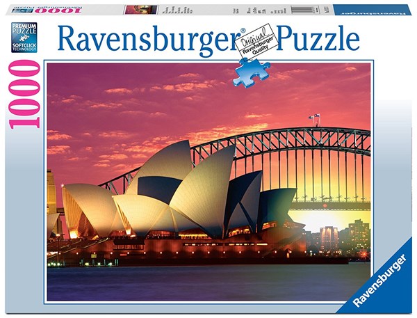 Ravensburger (19211) - "Sydney, l'Opéra et le Harbour Bridge" - 1000 pièces