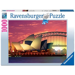 Ravensburger (19211) - "Sydney, l'Opéra et le Harbour Bridge" - 1000 pièces