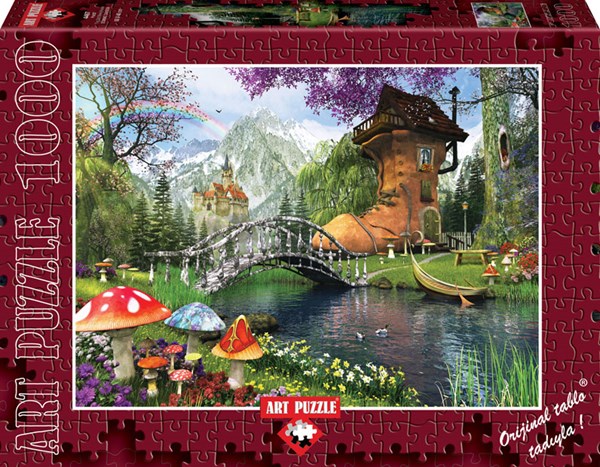 Art Puzzle (4467) - Dominic Davison: "The Old Shoe House" - 1000 pièces