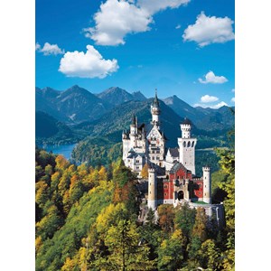 Ravensburger (15755) - "Neuschwanstein Castle in Autumn" - 1000 pièces